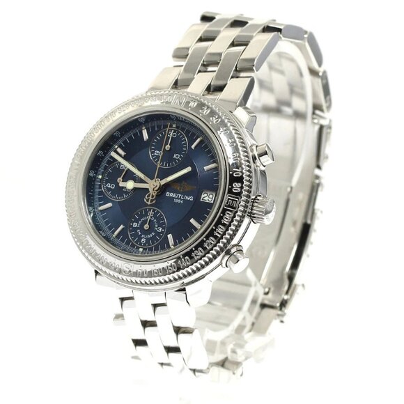 BREITLING Astromat Longitude A20405 Date Chronograph AT Men's Watch - Picture 2 of 12